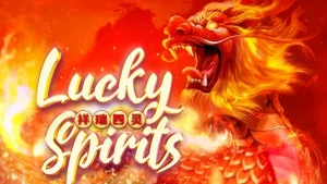 Tampilan visual permainan slot Lucky Spirits dengan desain yang menarik dan ramah pengguna.